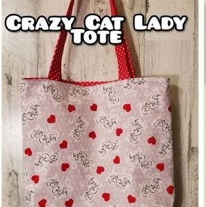 Crazy Cat Lady Reversible Tote